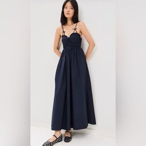 Sleeveless Bustier Midi Dress